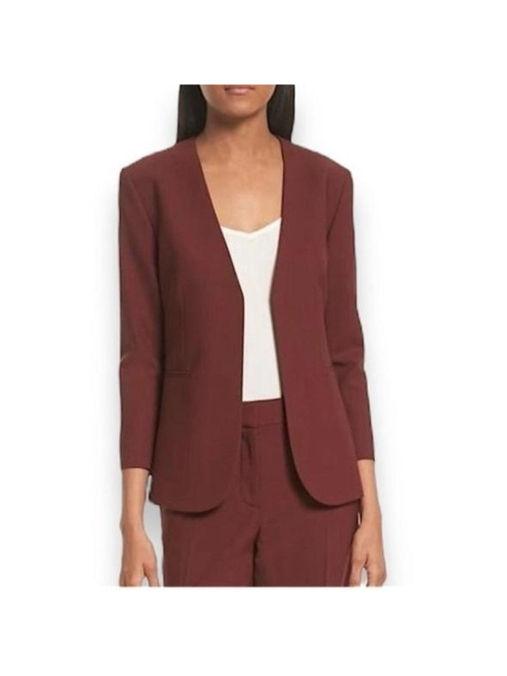 Theory Lindrayia B Betoken Wool Blend Blazer - Size 8